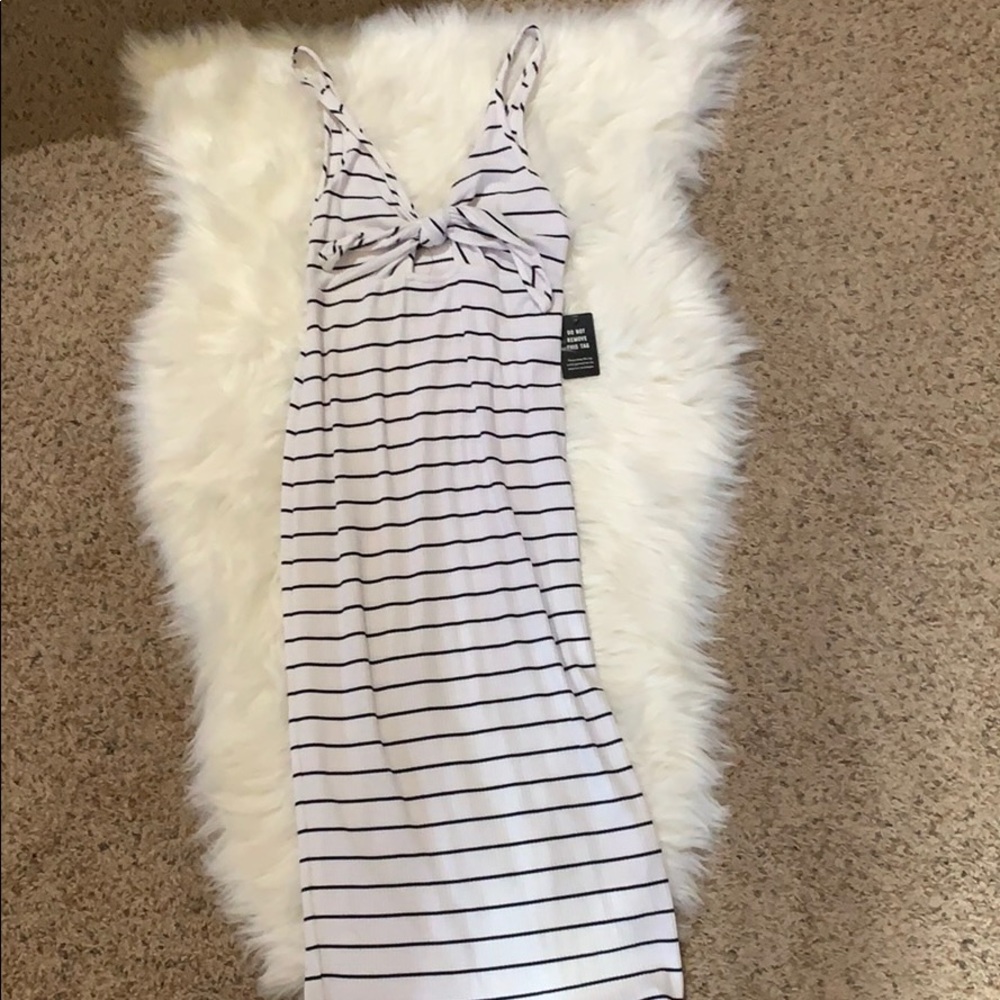 Express Midi Striped Dress